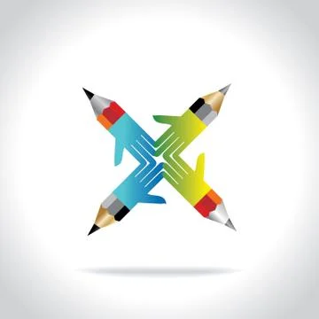 Pencil concept Stock Illustration