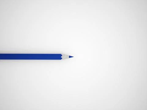 Pencil concept rendered Stock Illustration