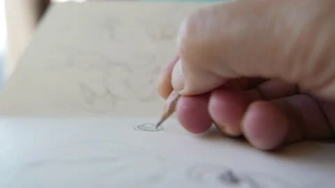 Pencil doodle Stock Footage 229663477