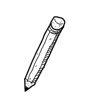 Pencil Doodle Stock Illustration