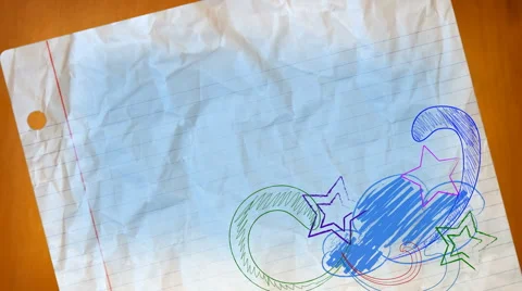 Pencil Doodles Stock Footage 50646856