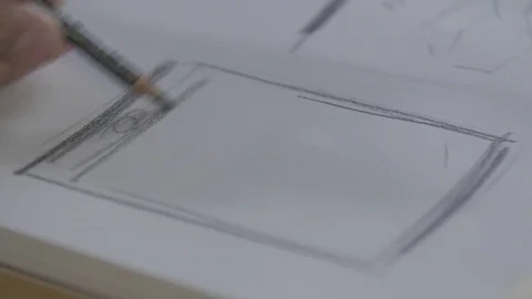 Pencil Drawing Design Stock Footage 79469875