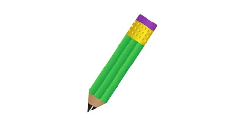 Pencil drawing a line animation isolated on white background Vidéo 337056307