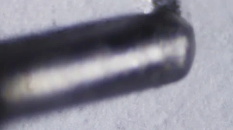 Pencil Drawing Two Lines on Paper extreme Closeup Stock-Footage 64901689