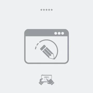 Pencil draws a circle Stock Illustration