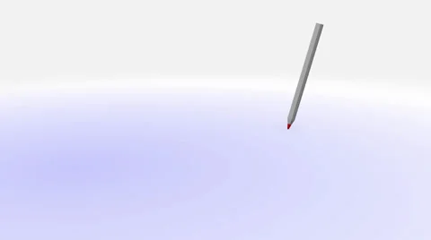 The pencil draws square Stock Footage 22698356