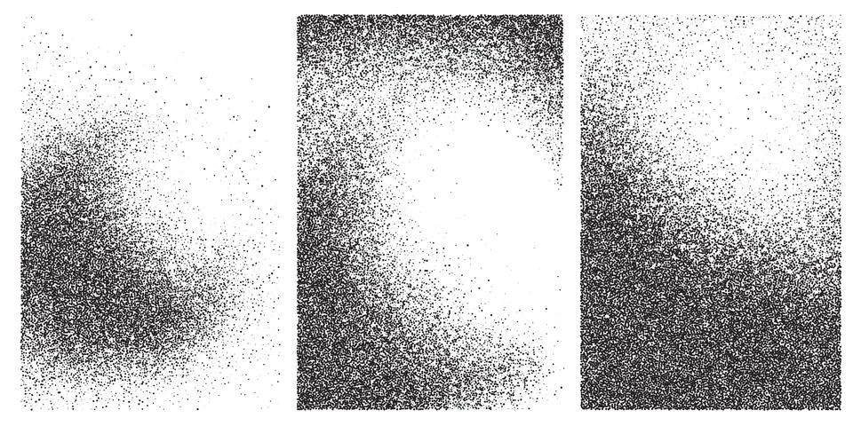 Pencil Effect Gradient Background. Stochastic grain with charcoal texture for Stock Illustration