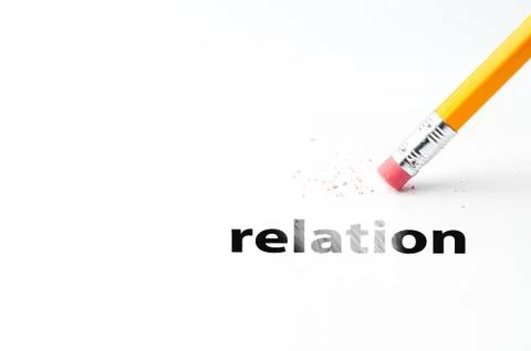 Pencil with eraser Foto stock