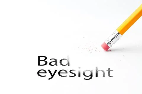 Pencil with eraser Stock Photos