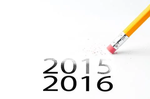 Pencil with eraser Stock Photos
