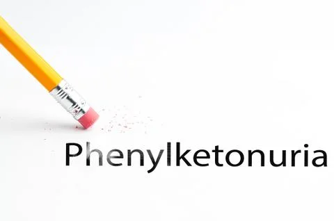 Pencil with eraser Foto stock