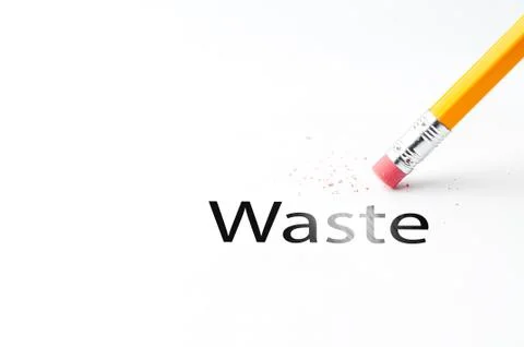 Pencil with eraser Stock Photos