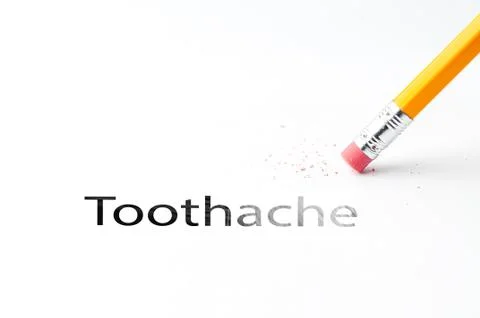 Pencil with eraser Stock Photos