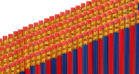 Pencil Erasers Stock Photos