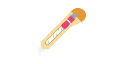 A pencil featuring a blue handle and a red tip, positioned upright against .. Vidéo 332452812