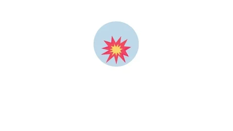 A pencil featuring a bold red explosion at its midpoint, adding dynamic ene.. Video stock 332388891