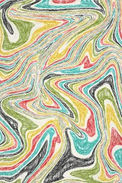 Pencil fluid abstract elements. Dynamic lines. Template for the design of fly Stock Illustration