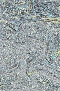 Pencil fluid abstract elements. Dynamic lines. Template for the design of fly 스톡 일러스트