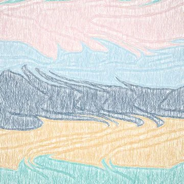 Pencil fluid abstract elements. Dynamic lines. Template for the design of fly 스톡 일러스트