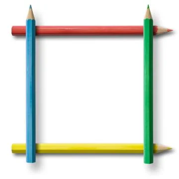 Pencil frame Foto stock