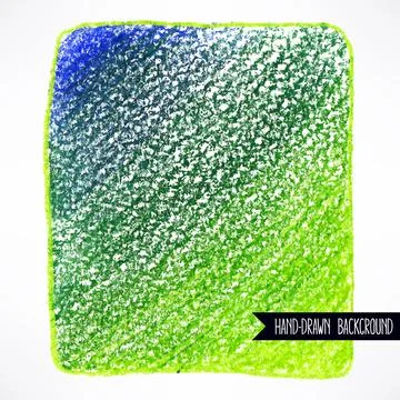 Pencil green background Stock Illustration