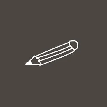Pencil hand drawn Stock Illustration
