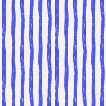 Pencil hatching stripes seamless pattern. Wide rough edge ink lines print. Cozy 스톡 일러스트