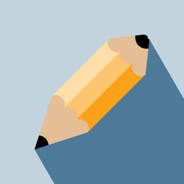 Pencil Head Icon Illustrazione stock