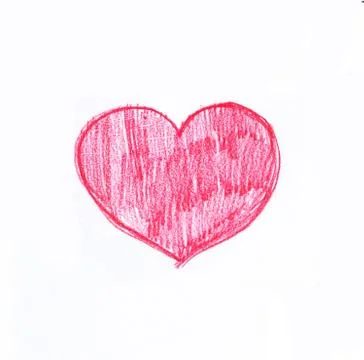Pencil hearts for holidays Stock Illustration