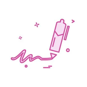 Pencil icon design vector Stockillustratie