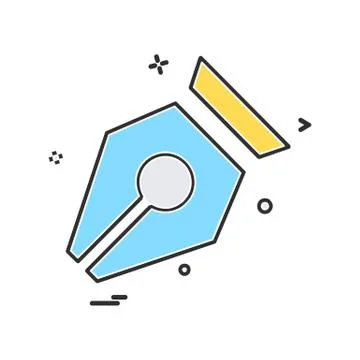 Pencil icon design vector イラスト素材