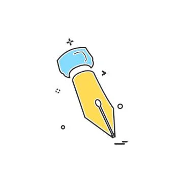 Pencil icon design vector Stockillustratie