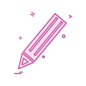 Pencil icon design vector Stockillustratie