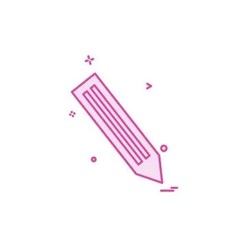 Pencil icon design vector Stockillustratie