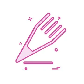 Pencil icon design vector イラスト素材