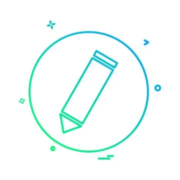 Pencil icon design vector イラスト素材