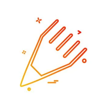 Pencil icon design vector Stockillustratie