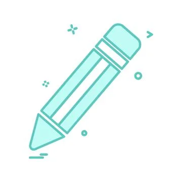 Pencil icon design vector イラスト素材