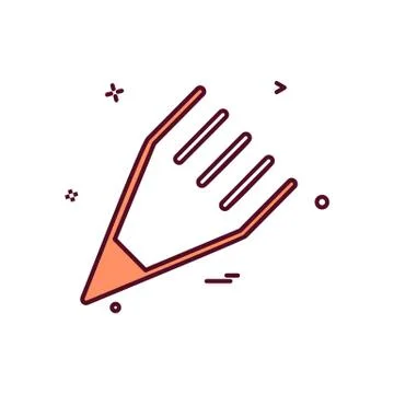 Pencil icon design vector Stockillustratie