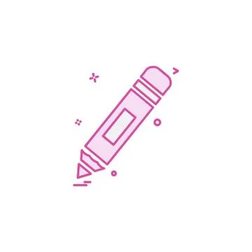 Pencil icon design vector Stockillustratie