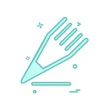 Pencil icon design vector イラスト素材