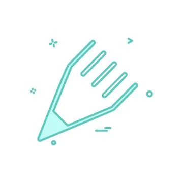 Pencil icon design vector イラスト素材
