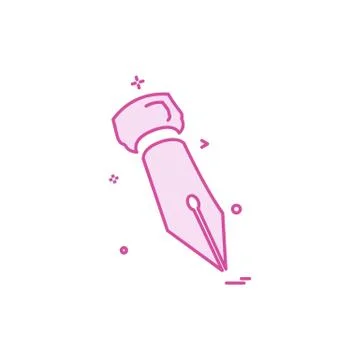 Pencil icon design vector Stock Illustration