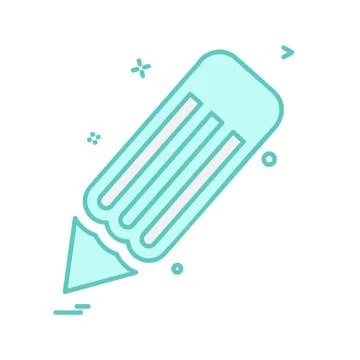 Pencil icon design vector Stockillustratie