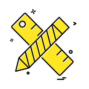 Pencil icon design vector Stockillustratie