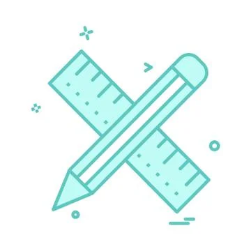 Pencil icon design vector 스톡 일러스트