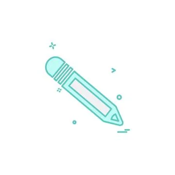 Pencil icon design vector イラスト素材
