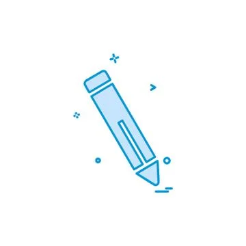Pencil icon design vector Stock Illustration