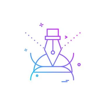 Pencil icon design vector イラスト素材