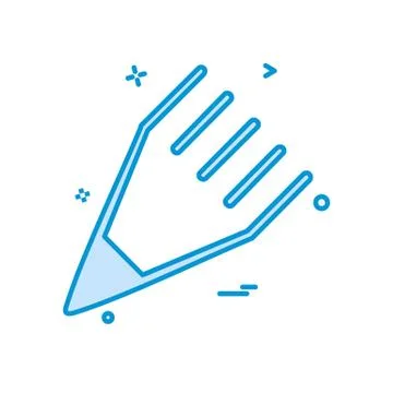 Pencil icon design vector イラスト素材